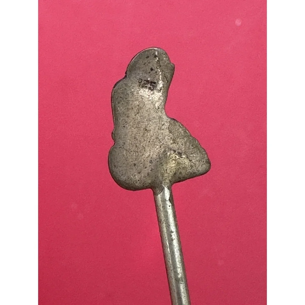 5 Mexican Sterling Silver Figural hors d'oeuvres cocktail martini picks forks‎